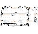 Radiator, racire motor HELLA 8MK 376 711-524