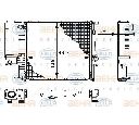 Radiator, racire motor HELLA 8MK 376 711-571