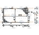 Radiator, racire motor HELLA 8MK 376 712-024