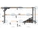 Radiator, racire motor HELLA 8MK 376 712-291