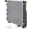Radiator, racire motor HELLA 8MK 376 712-434