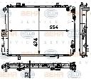 Radiator, racire motor HELLA 8MK 376 712-531