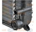 Radiator, racire motor HELLA 8MK 376 712-581