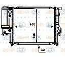 Radiator, racire motor HELLA 8MK 376 713-171