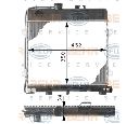 Radiator, racire motor HELLA 8MK 376 713-261