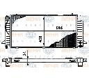 Radiator, racire motor HELLA 8MK 376 714-601