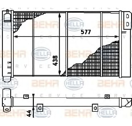 Radiator, racire motor HELLA 8MK 376 715-111</br>Piesa auto pentru Radiator racire apa/ ulei Radiator, racire motor HELLA 8MK 376 715-111</br>Piesa auto pentru Radiator racire apa/ ulei