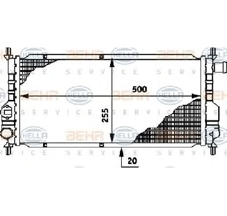 Radiator, racire motor HELLA 8MK 376 716-101</br>Piesa auto pentru Radiator racire apa/ ulei Radiator, racire motor HELLA 8MK 376 716-101</br>Piesa auto pentru Radiator racire apa/ ulei
