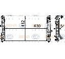 Radiator, racire motor HELLA 8MK 376 716-621