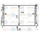 Radiator, racire motor HELLA 8MK 376 717-451