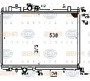 Radiator, racire motor HELLA 8MK 376 718-054
