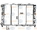 Radiator, racire motor HELLA 8MK 376 718-121