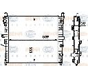 Radiator, racire motor HELLA 8MK 376 718-571