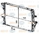 Radiator, racire motor HELLA 8MK 376 719-161