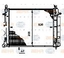 Radiator, racire motor HELLA 8MK 376 720-531