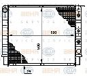 Radiator, racire motor HELLA 8MK 376 720-791