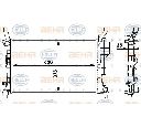 Radiator, racire motor HELLA 8MK 376 721-021