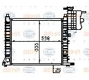 Radiator, racire motor HELLA 8MK 376 721-381