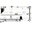 Radiator, racire motor HELLA 8MK 376 724-631