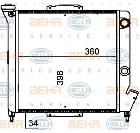 Radiator, racire motor HELLA 8MK 376 735-031</br>Piesa auto pentru Radiator racire apa/ ulei Radiator, racire motor HELLA 8MK 376 735-031</br>Piesa auto pentru Radiator racire apa/ ulei