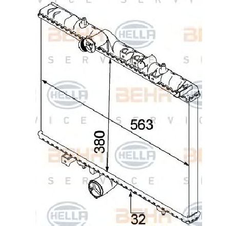 Radiator, racire motor HELLA 8MK 376 745-071</br>Piesa auto pentru Radiator racire apa/ ulei Radiator, racire motor HELLA 8MK 376 745-071</br>Piesa auto pentru Radiator racire apa/ ulei