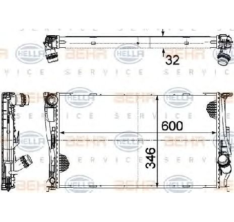 Radiator, racire motor HELLA 8MK 376 754-024</br>Piesa auto pentru Radiator racire apa/ ulei Radiator, racire motor HELLA 8MK 376 754-024</br>Piesa auto pentru Radiator racire apa/ ulei