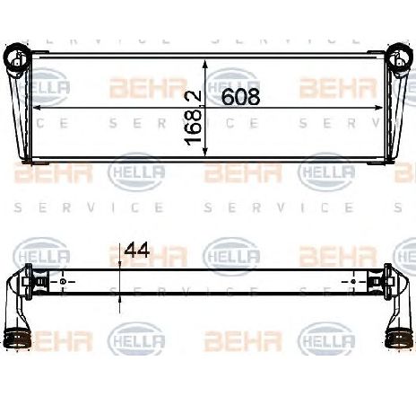 Radiator, racire motor HELLA 8MK 376 756-541 Radiator, racire motor HELLA 8MK 376 756-541