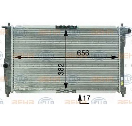 Radiator, racire motor HELLA 8MK 376 762-581</br>Piesa auto pentru Radiator racire apa/ ulei Radiator, racire motor HELLA 8MK 376 762-581</br>Piesa auto pentru Radiator racire apa/ ulei