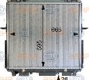 Radiator, racire motor HELLA 8MK 376 763-601