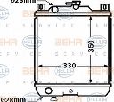 Radiator, racire motor HELLA 8MK 376 772-641