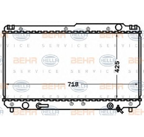 Radiator, racire motor HELLA 8MK 376 773-601</br>Piesa auto pentru Radiator racire apa/ ulei Radiator, racire motor HELLA 8MK 376 773-601</br>Piesa auto pentru Radiator racire apa/ ulei