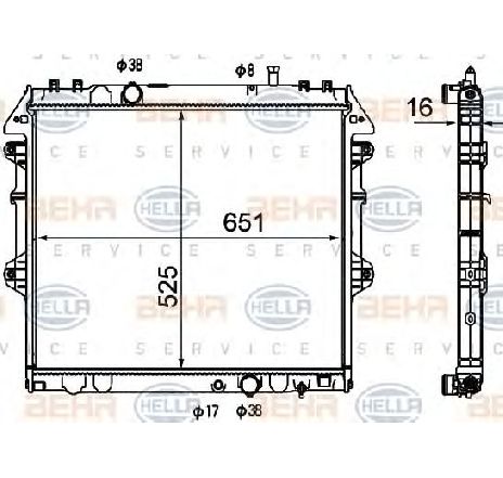 Radiator, racire motor HELLA 8MK 376 790-181</br>Piesa auto pentru Radiator racire apa/ ulei Radiator, racire motor HELLA 8MK 376 790-181</br>Piesa auto pentru Radiator racire apa/ ulei