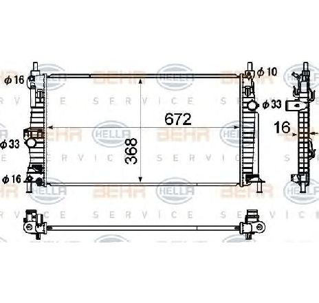 Radiator, racire motor HELLA 8MK 376 790-391</br>Piesa auto pentru Radiator racire apa/ ulei Radiator, racire motor HELLA 8MK 376 790-391</br>Piesa auto pentru Radiator racire apa/ ulei