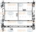 Radiator, racire motor HELLA 8MK 376 900-031