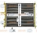 Radiator, racire motor HELLA 8MK 376 900-141