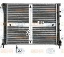 Radiator, racire motor HELLA 8MK 376 900-171
