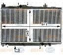 Radiator, racire motor HELLA 8MK 376 900-341