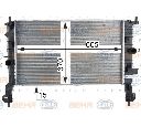 Radiator, racire motor HELLA 8MK 376 910-284</br>Piesa auto pentru Radiator racire apa/ ulei