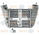 Intercooler, compresor HELLA 8ML 376 700-061