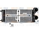 Intercooler, compresor HELLA 8ML 376 700-071