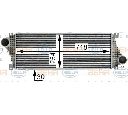 Intercooler, compresor HELLA 8ML 376 700-624