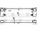 Intercooler, compresor HELLA 8ML 376 723-531