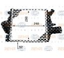 Intercooler, compresor HELLA 8ML 376 724-121