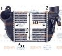 Intercooler, compresor HELLA 8ML 376 760-701