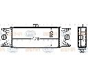 Intercooler, compresor HELLA 8ML 376 776-771