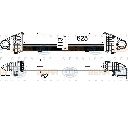 Intercooler, compresor HELLA 8ML 376 777-091