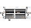 Intercooler, compresor HELLA 8ML 376 777-261