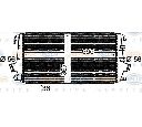 Intercooler, compresor HELLA 8ML 376 777-281