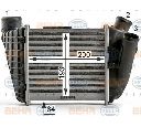 Intercooler, compresor HELLA 8ML 376 900-351