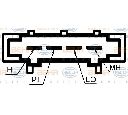 Rezistor, ventilator habitaclu HELLA 9ML 351 332-371</br>Piesa auto pentru Incalzire